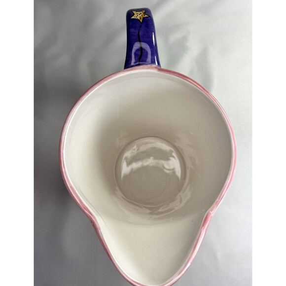 Catzilla Pitcher Candace Reiter Designs Beach Cats 2003 Large Pitcher Colorful - Picture 9 of 12